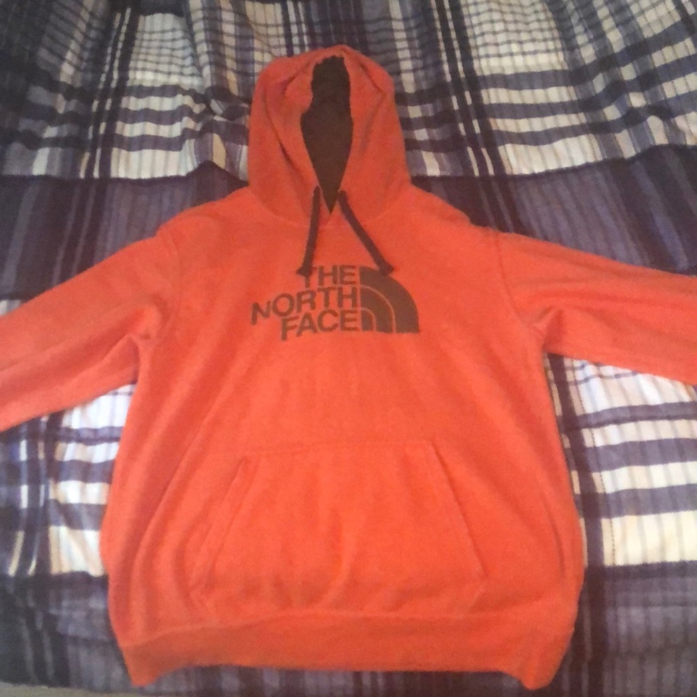 Orange North Face Hoodie